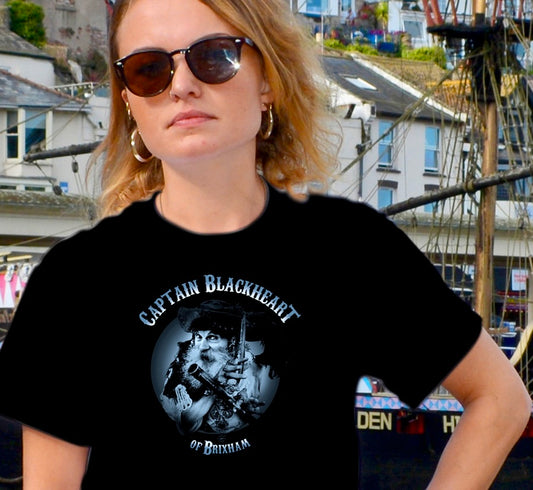 CAPT'N BLACKHEART T Shirt Design Version 2 (unisex)